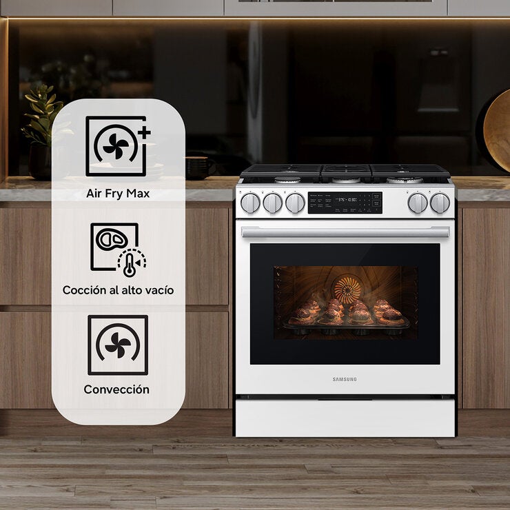 Samsung Estufa de Gas de Piso de 76cm con 5 Quemadores — Imagen 3 de 4