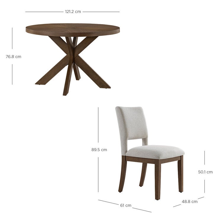 Bayside Furnishings, Amelia, Juego de Comedor de 5 piezas — Imagen 4 de 4