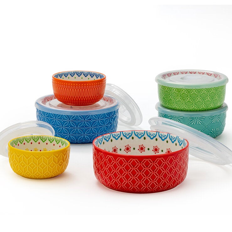 Signature Housewares Incorporated, Tazones de Cerámica con Tapa, 12 piezas — Imagen 2 de 4