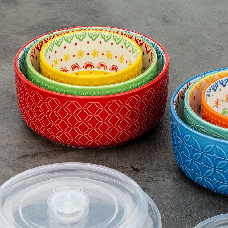 Signature Housewares Incorporated, Tazones de Cerámica con Tapa, 12 piezas — Imagen 4 de 4