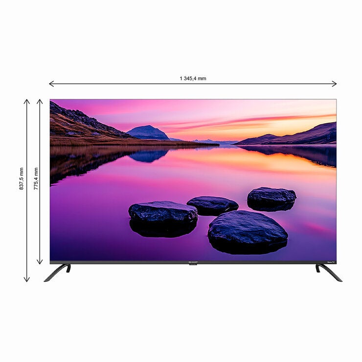 Sharp Pantalla 60" QLED 4K Roku TV — Imagen 3 de 4