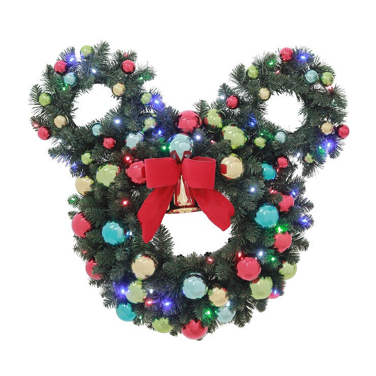 Corona de Disney Pre-Iluminada con Luces LED, Módelo Figura Mickey Mouse — Imagen 2 de 4