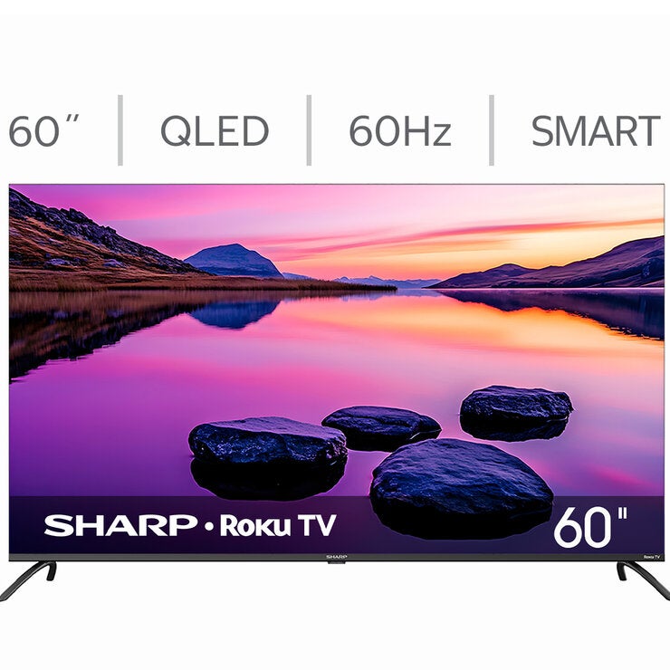 Sharp Pantalla 60" QLED 4K Roku TV — Imagen 1 de 4