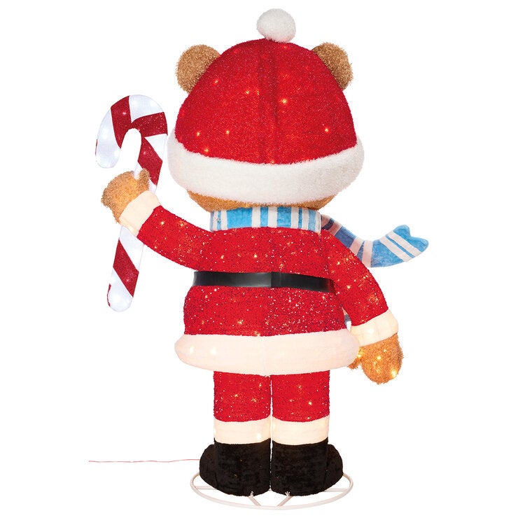 Santa Oso Decorativo con Luces Parpadeantes 2.1M — Imagen 4 de 4