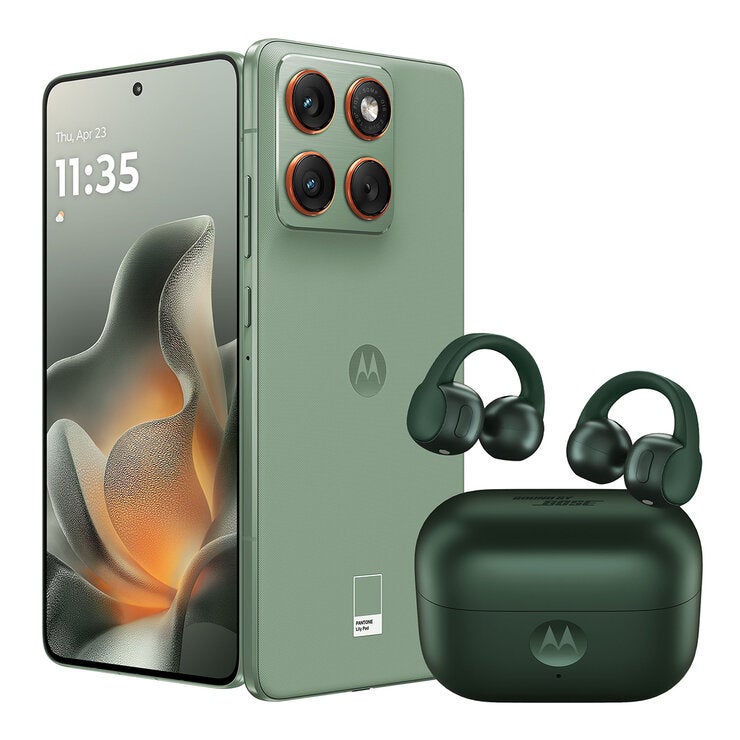 Motorola Edge 70 12GB 512GB SSD Verde + Motobuds Loop by Bose — Imagen 1 de 4