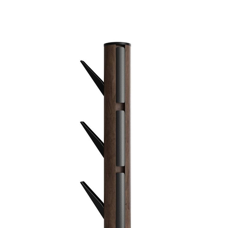Umbra Perchero de Piso de Madera con Ganchos de Metal — Imagen 2 de 4