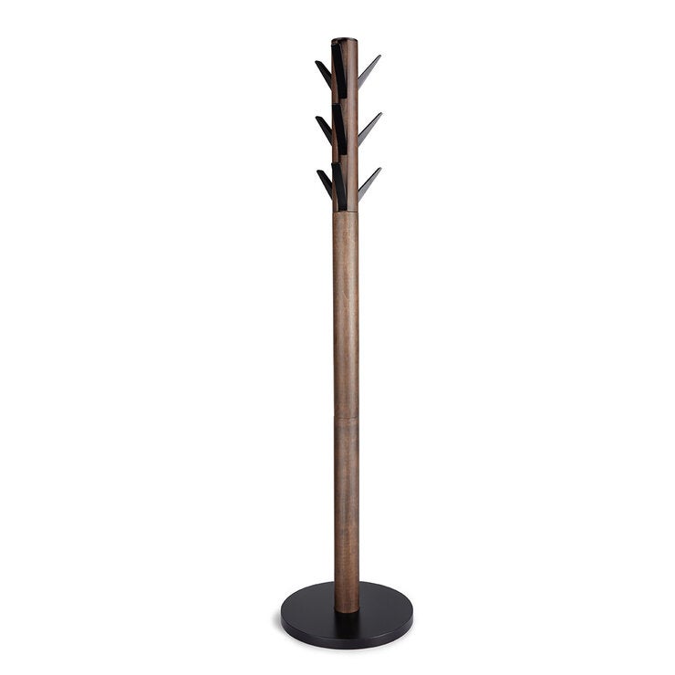 Umbra Perchero de Piso de Madera con Ganchos de Metal — Imagen 3 de 4