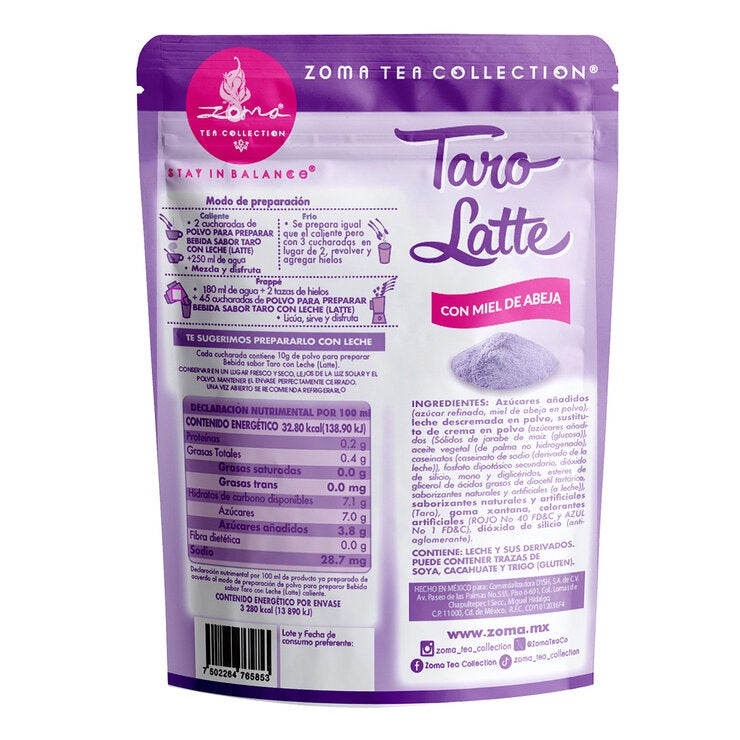 Zoma Tea Taro Latte 800 g — Imagen 3 de 4