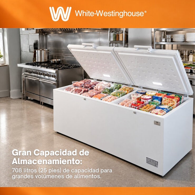 White-Westinghouse Congelador Horizontal 25' — Imagen 4 de 4