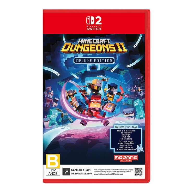 Nintendo Switch 2 - Minecraft Dungeons II Deluxe Edition — Imagen 1 de 4