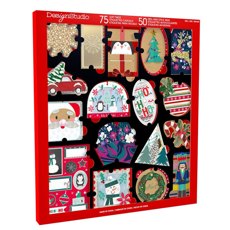 Etiquetas para Regalos Navideños, 125 Pzas. — Imagen 1 de 4