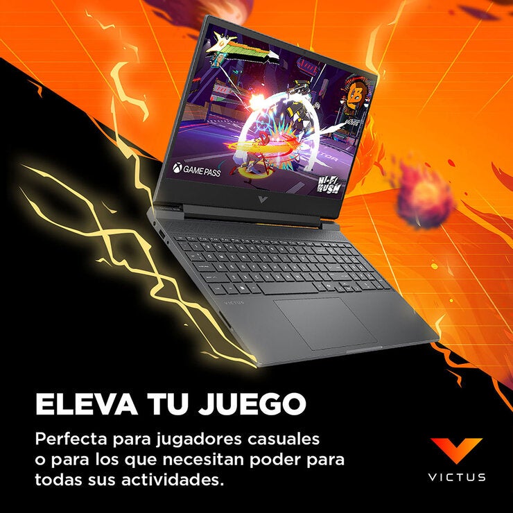HP Victus 15-fb3031la Laptop Gaming 15.6" FHD NVIDIA GeForce RTX 3050 AMD Ryzen 7 7445H 12GB 512GB SSD — Imagen 3 de 4