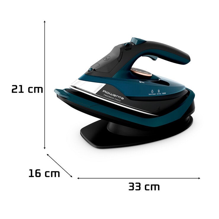 Rowenta, Plancha de Vapor Inalámbrica Freemove Force con Suela de Acero Inoxidable — Imagen 2 de 4