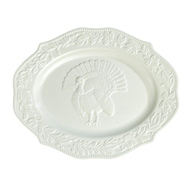 Signature Housewares Incorporated, Platón Ovalado Grande de Cerámica para Servir — Imagen 4 de 4