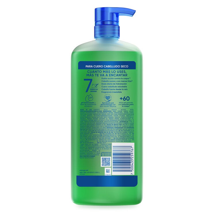 Head & Shoulders Shampoo Control Caspa Anti-fall con Romero 1 L — Imagen 3 de 4