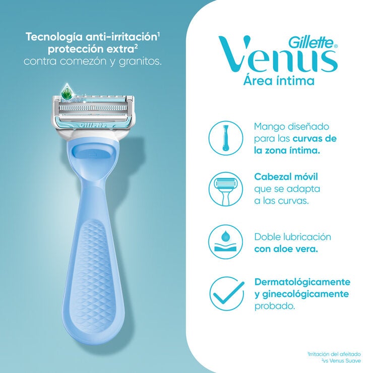 Gillette Maquina para Afeitar Venus Smoth Duo 2 Pack — Imagen 2 de 4