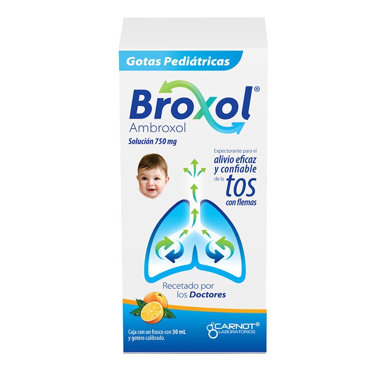 Broxol Pediátrico 750 mg Gotas 30 ml