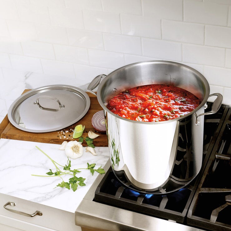Bergner, Olla de Acero Inoxidable con Tapa de 16 L — Imagen 3 de 4
