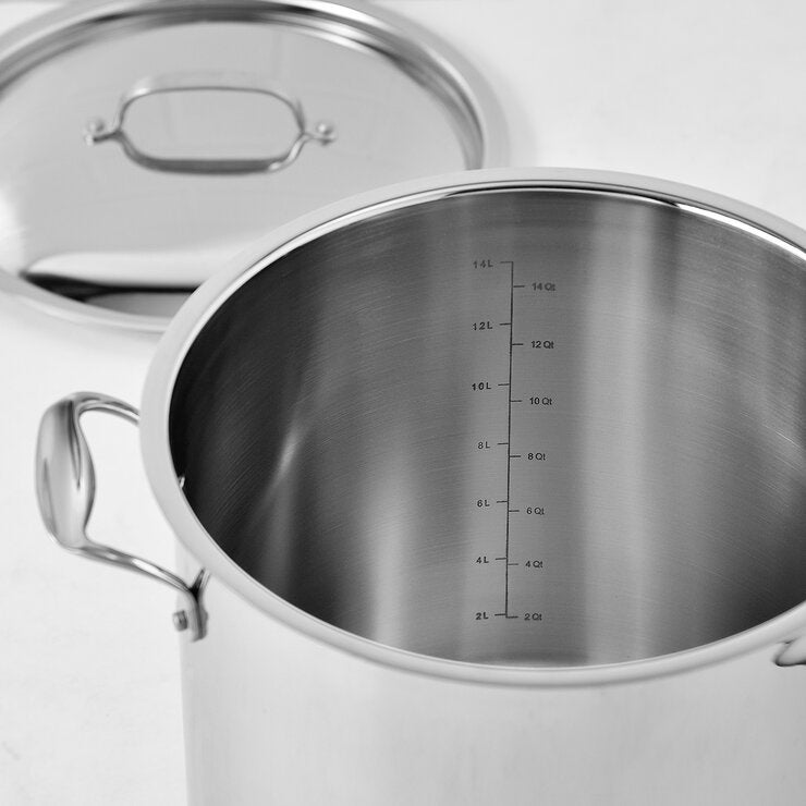 Bergner, Olla de Acero Inoxidable con Tapa de 16 L — Imagen 4 de 4