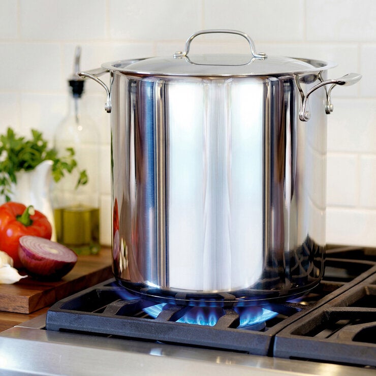 Bergner, Olla de Acero Inoxidable con Tapa de 16 L — Imagen 1 de 4