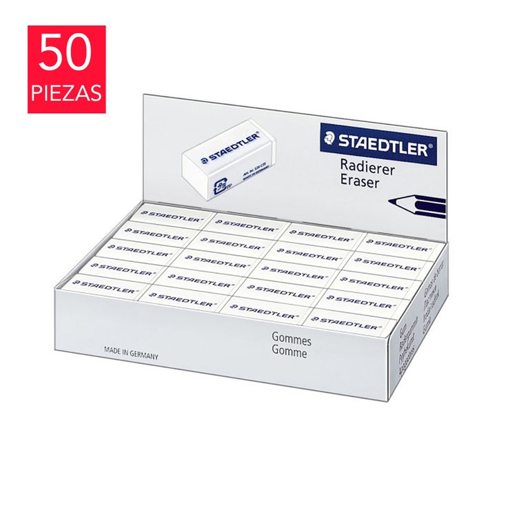 Staedtler Goma de Borrar 50 Piezas — Imagen 1 de 2