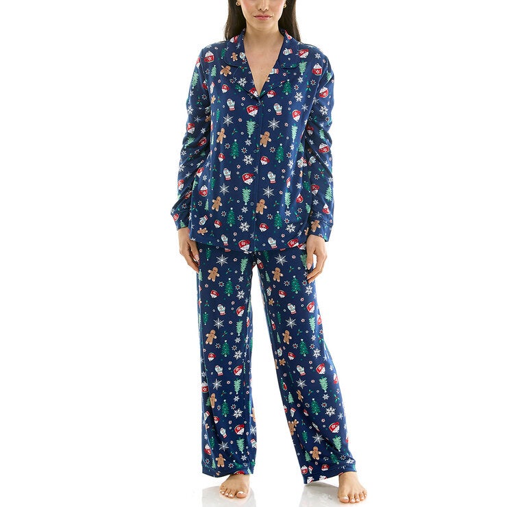 Jaclyn NY Pijama para Dama Set de 3 Piezas Varias Tallas y Colores — Imagen 1 de 3