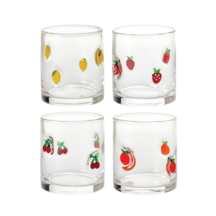 4 Vasos de Cristal con Diseño Artesanal de 414 mL — Imagen 3 de 4