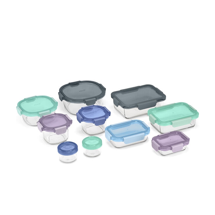 Ello Recipientes de Vidrio para Almacenamiento de Alimentos, 20 piezas — Imagen 4 de 4