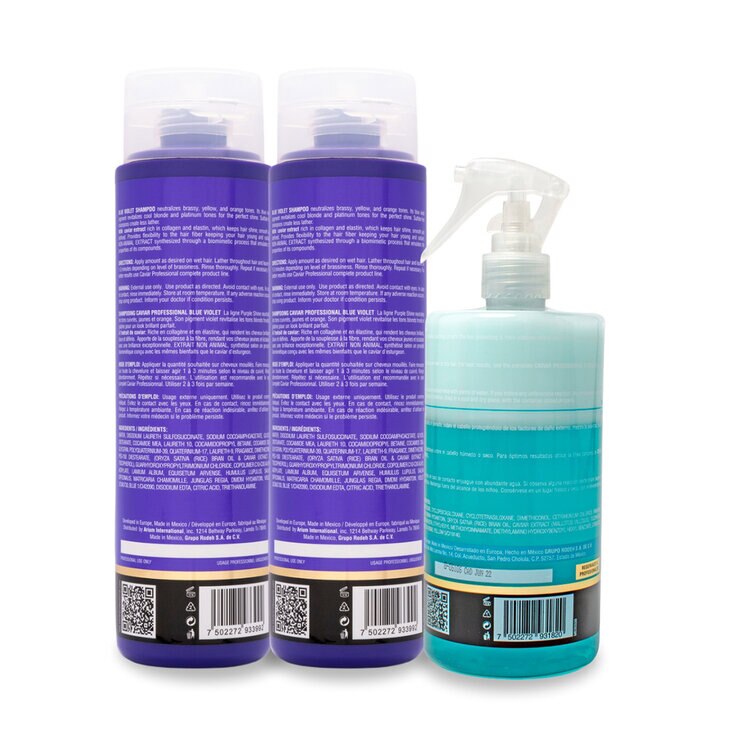 Caviar Shampoo Matizador + Hidratante Bifásico — Imagen 2 de 4