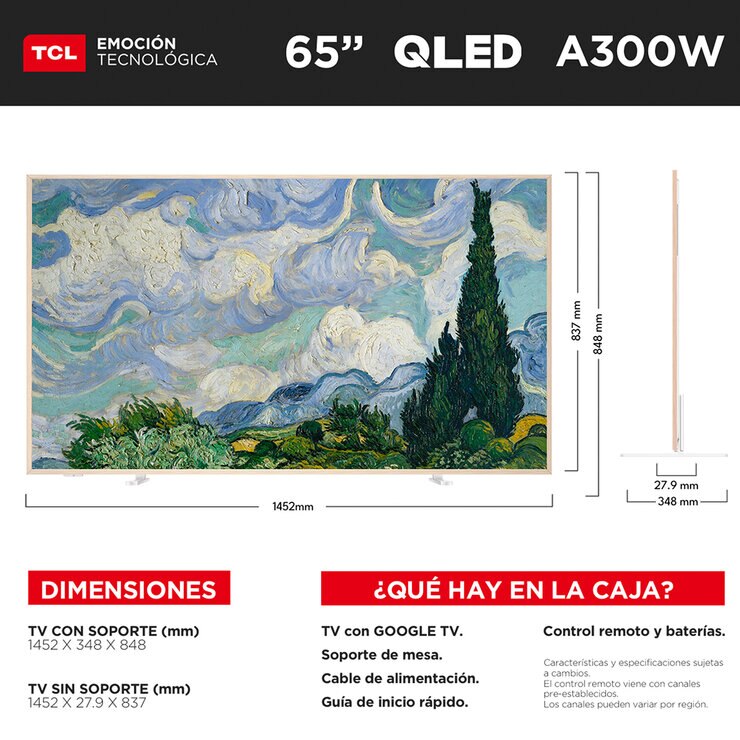 TCL Pantalla 65" QLED 4K NXTVISION — Imagen 4 de 4