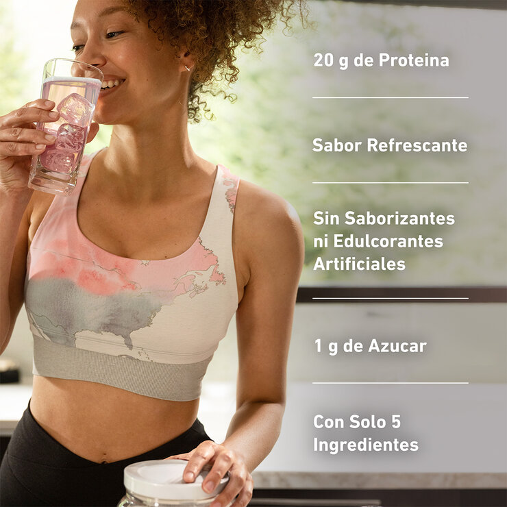 Isopure Proteína en Polvo Sabor Ponche de Frutas Tropicales 1.25 kg — Imagen 2 de 4