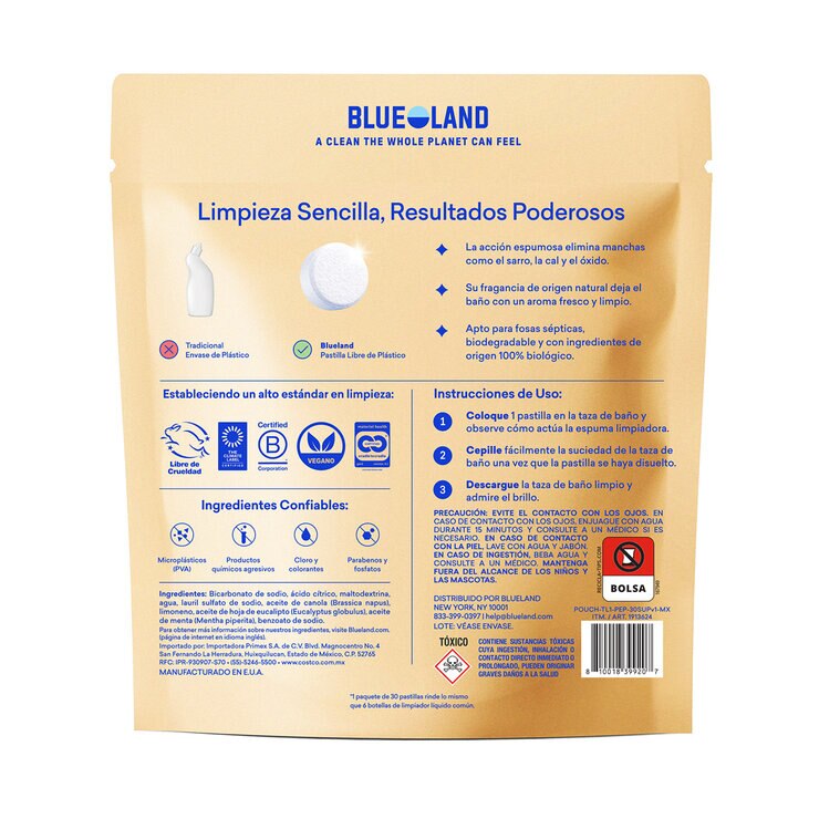 Blueland Pastillas Limpiadoras de Inodoro 720 g — Imagen 2 de 3