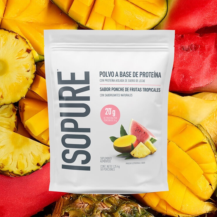 Isopure Proteína en Polvo Sabor Ponche de Frutas Tropicales 1.25 kg — Imagen 4 de 4