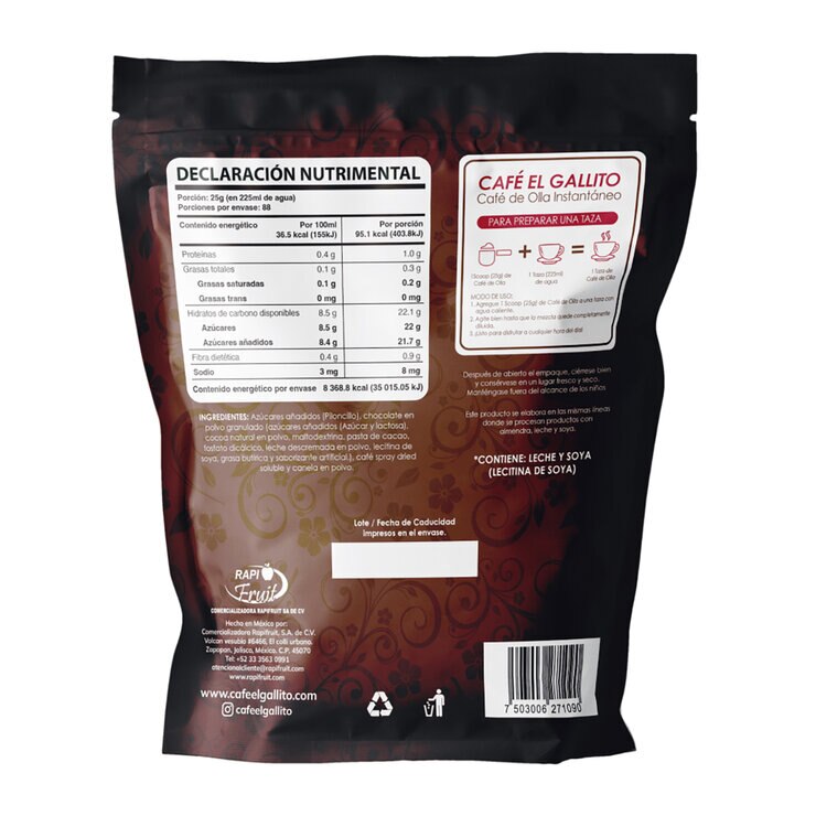 El Gallito Café de Olla Instantáneo 2.2 kg — Imagen 2 de 2