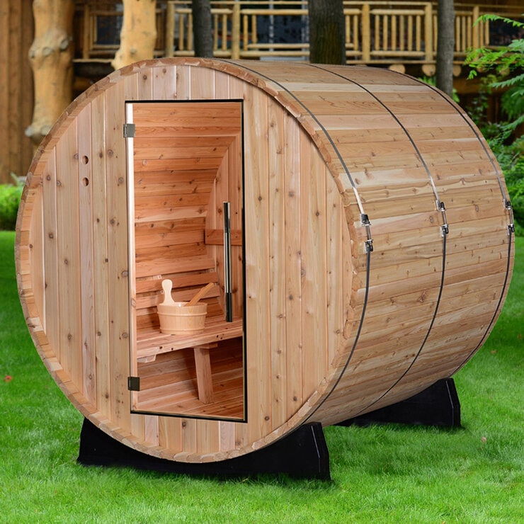 Sauna con Diseño de Barril Almost Heaven Morgan, 4 Personas — Imagen 1 de 4