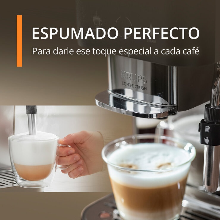 Krups Coffee Krush Experience, Cafetera Automática con Espumador de Leche — Imagen 2 de 4
