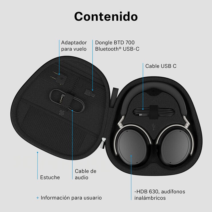 Sennheiser HDB-630 Audífonos Bluetooth — Imagen 2 de 4