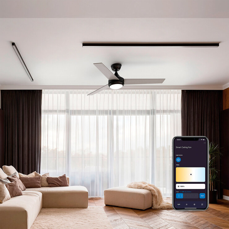 Atomi, Ventilador de Techo Inteligente 52" — Imagen 2 de 4