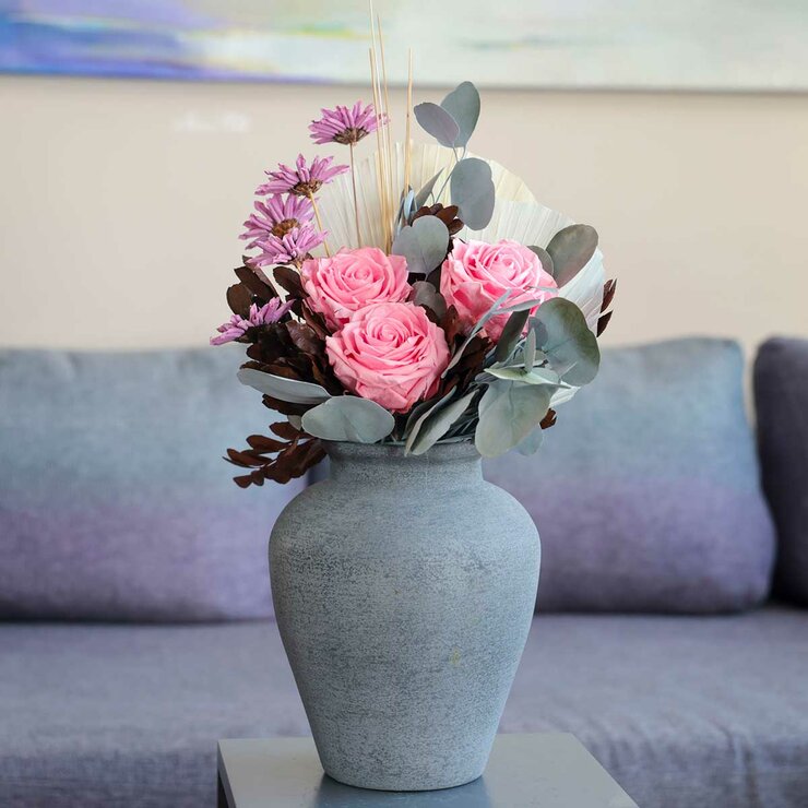 Daysa, Arreglo Floral Preservado de Rosas y Follajes — Imagen 2 de 4