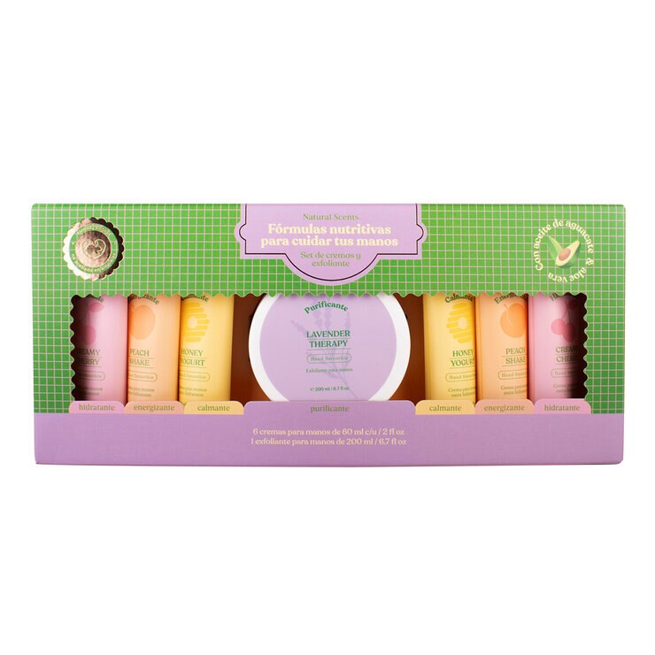 Natural Scents Set de cremas de manos 6/60 ml + 200 ml