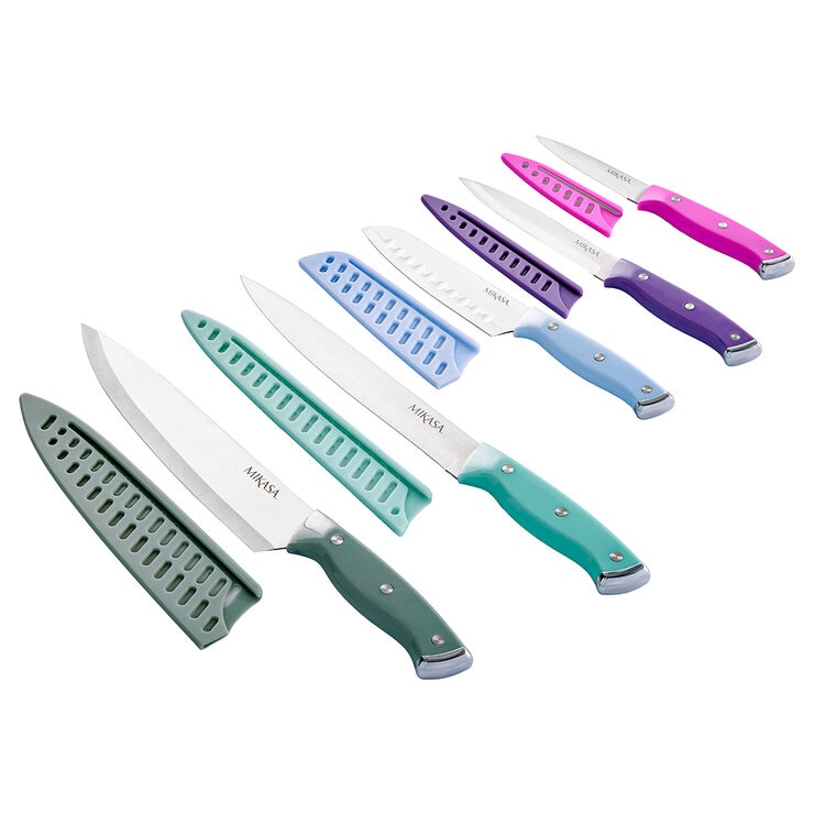 Mikasa Cuchillos de Cocina con Fundas de Colores de Seguridad, 5 piezas — Imagen 3 de 4