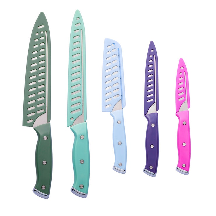 Mikasa Cuchillos de Cocina con Fundas de Colores de Seguridad, 5 piezas — Imagen 4 de 4