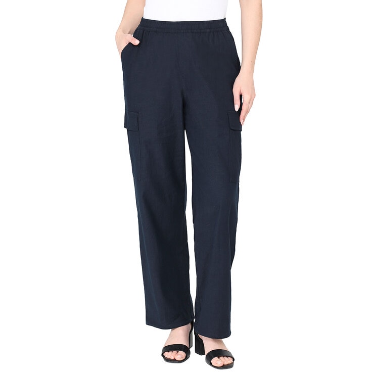 Nicole Miller Original Pantalones Cargo tipo Lino para Dama Varias Tallas y Colores — Imagen 2 de 4