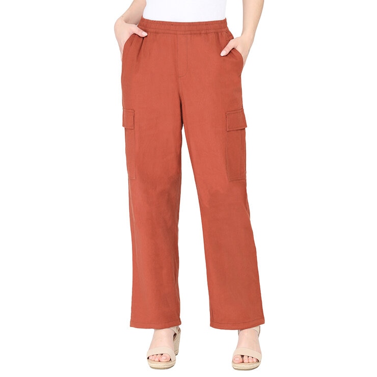 Nicole Miller Original Pantalones Cargo tipo Lino para Dama Varias Tallas y Colores — Imagen 3 de 4