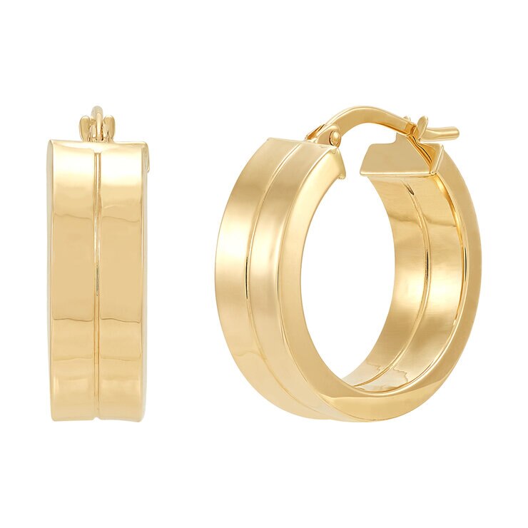 Aretes, Arracadas, Oro Amarillo 14K