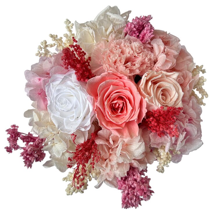 Alive, Bouquet Mix durazno, Caja Blanca, Duración 6 Meses. — Imagen 3 de 4