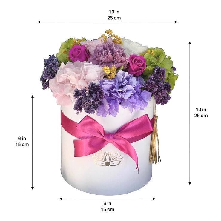 Alive, Bouquet Mix Primavera, Caja Blanca, Duración 6 Meses. — Imagen 3 de 4