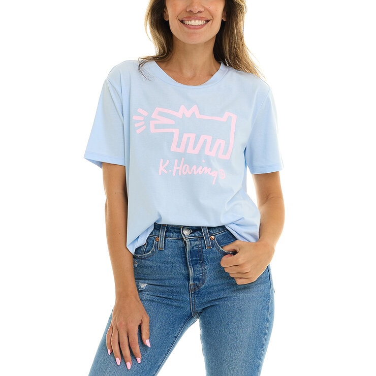 Keith Haring Playera para Dama Varias Tallas y Colores — Imagen 1 de 3