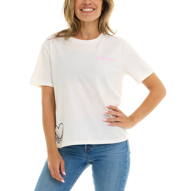 Keith Haring Playera para Dama Varias Tallas y Colores — Imagen 2 de 3