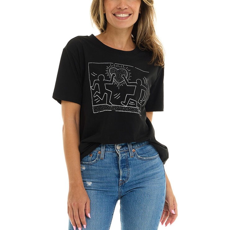 Keith Haring Playera para Dama Varias Tallas y Colores — Imagen 3 de 3